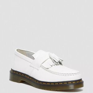 Dr Martens Adrian Yellow Stitch Leather Tassel Loafers Women’s NWT